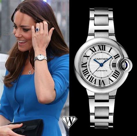 montre cartier ballon bleu kate middleton|cartier ballon bleu 37mm.